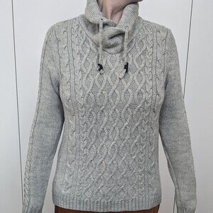H&M Grey Cable Knit Sweater